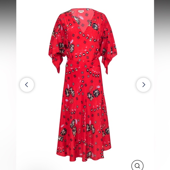 Zadig & Voltaire Mixed Print Maxi Dress - Picture 1 of 12